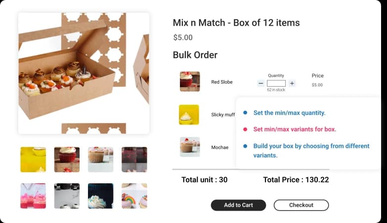 Mix and Match Orders screenshot