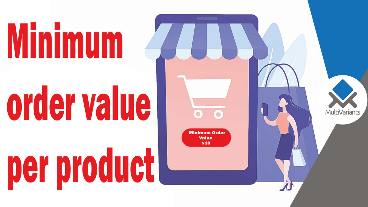 Minimum order value per product (combination of all variants)