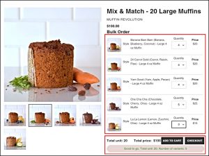 Muffin Revolution With MultiVariants - Bulk Order App On Shopify