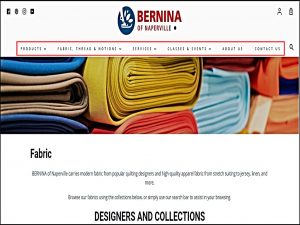 Bernina Of Naperville Online Store Products And Services Listing