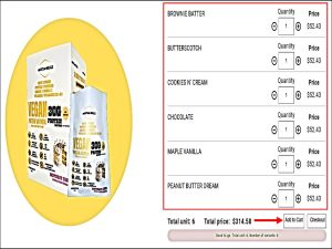 prOATeinMEALZ Shopify Store Using MultiVariants Bulk Order App Mix And Match Bundle Feature