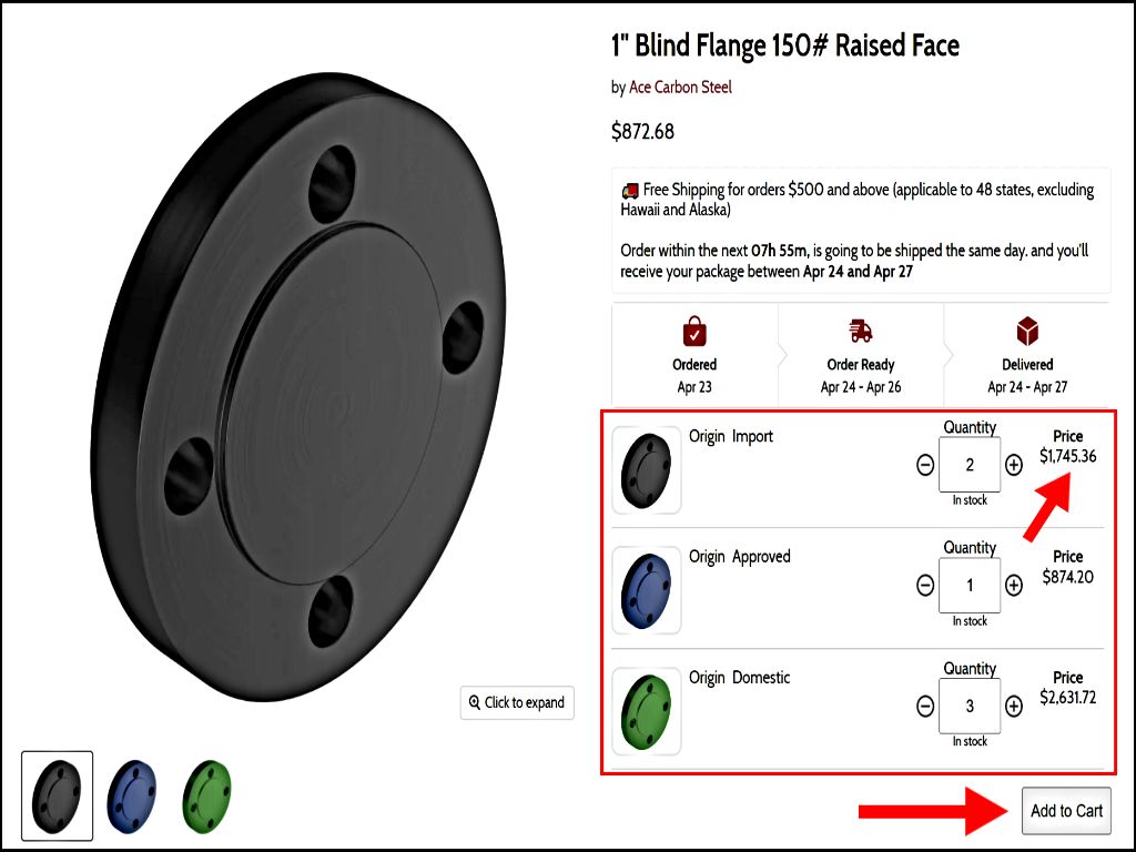 MultiVariants Bulk Order App Custom Variant Display Options Helping Increase Sales With MOQ Restrictions