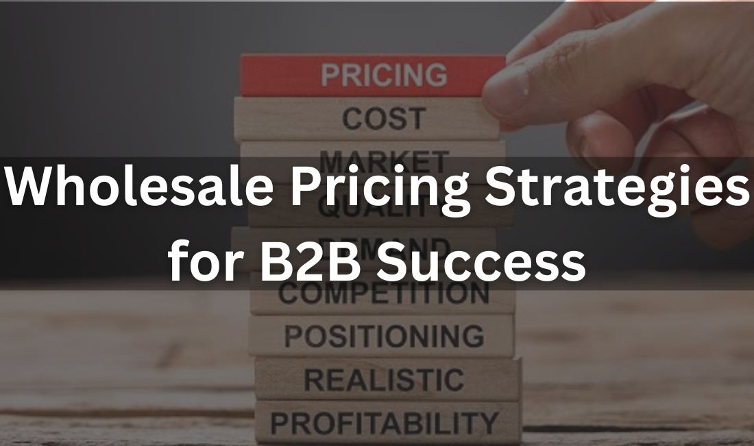 wholesale pricing strategies for B2B success