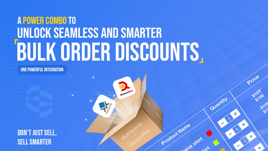 Integration with DiscountRay to offer bulk order discount