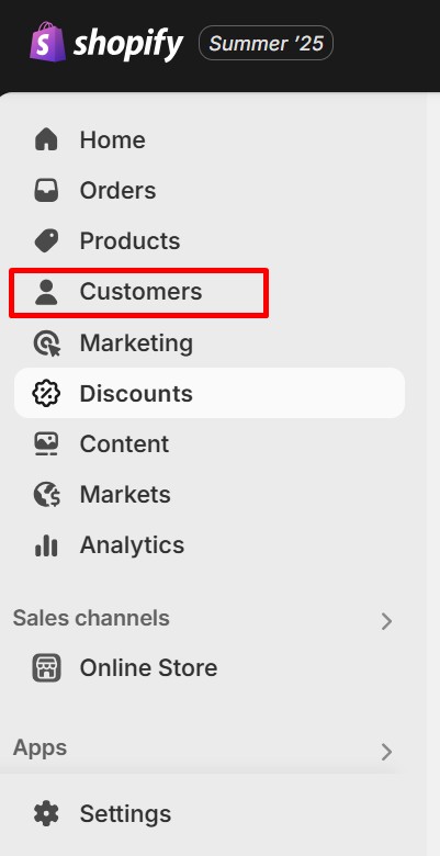 Shopify Wholesale User Permissions - Customers