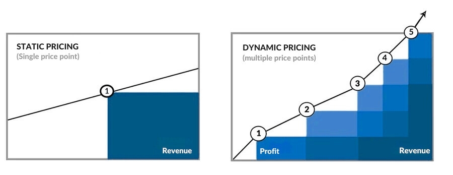 Dynamic pricing vs Static Pricing