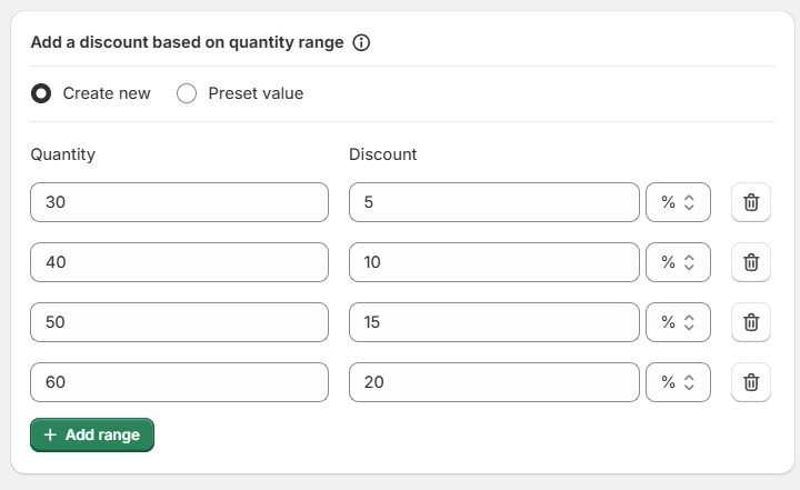 how to set tiered pricing