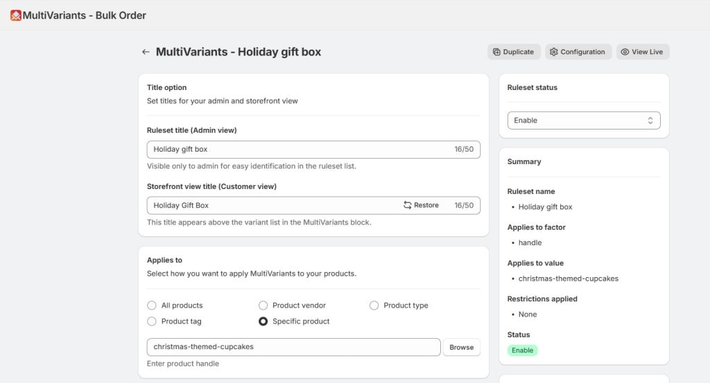 Add title and product