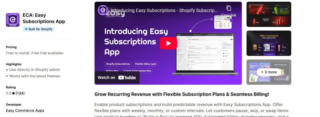 b2b wholesale apps - Easy Subscriptions