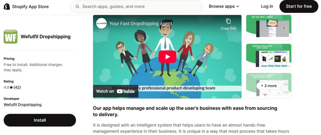 b2b wholesale apps - Wefulfil Dropshipping