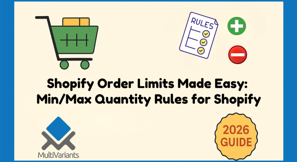 Shopify Order Limits Made Easy (2026 Guide) Min/Max Rules