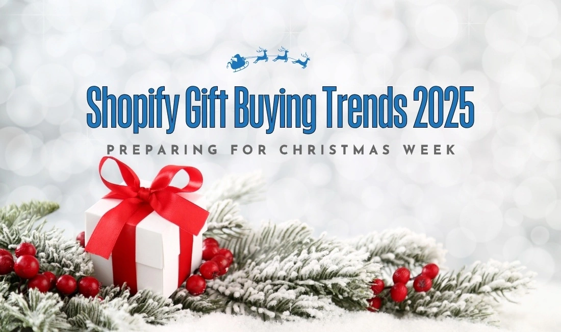 Prepare for the upcoming Christmas week with these Shopify gift buying trends