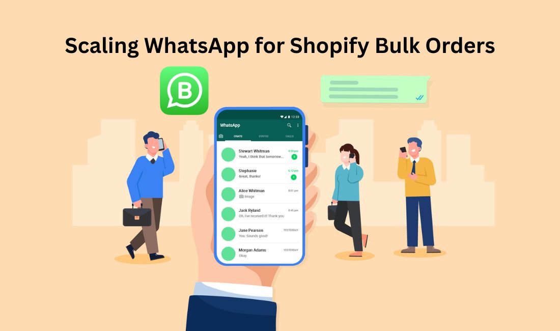 scaling whatsapp for shopify bulk orders