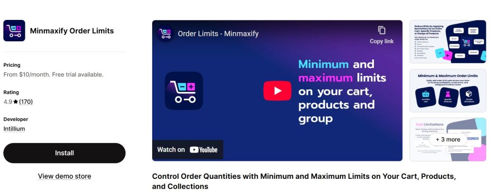 Minmaxify order limits
