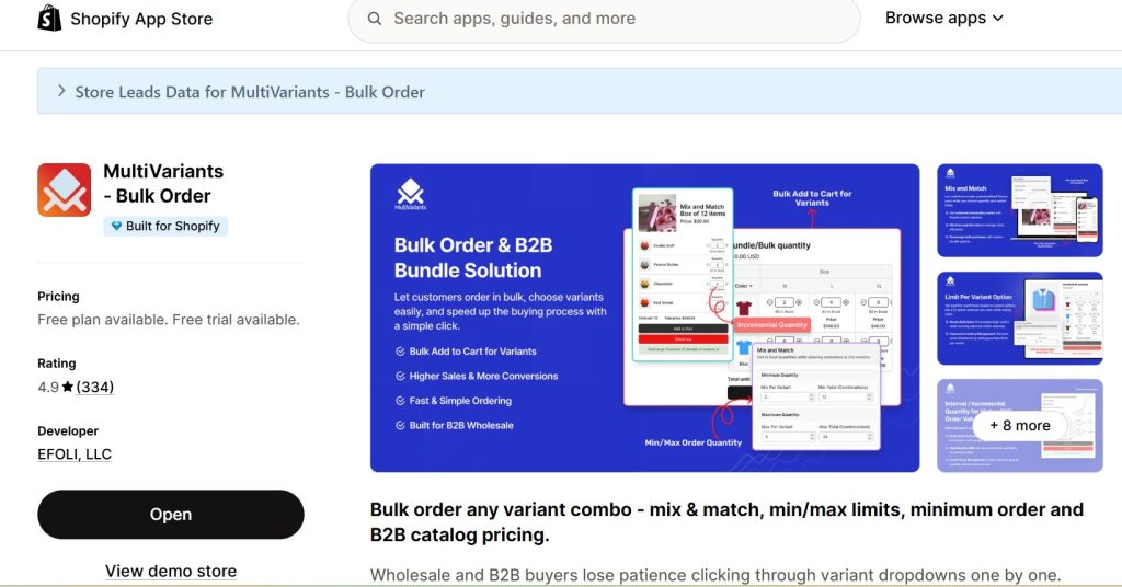 how to manage product variants on shopify - multivariants app store