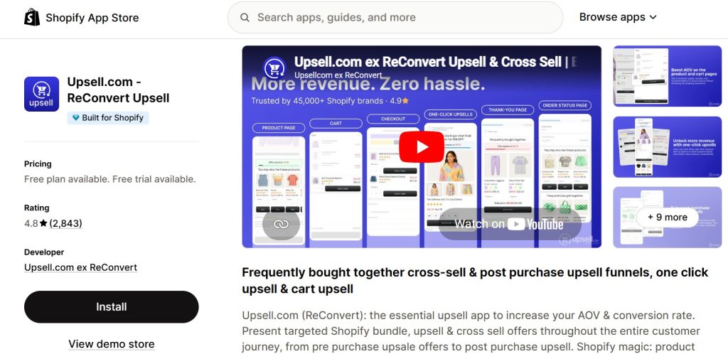 best shopify apps for selling t-shirts - reconvert