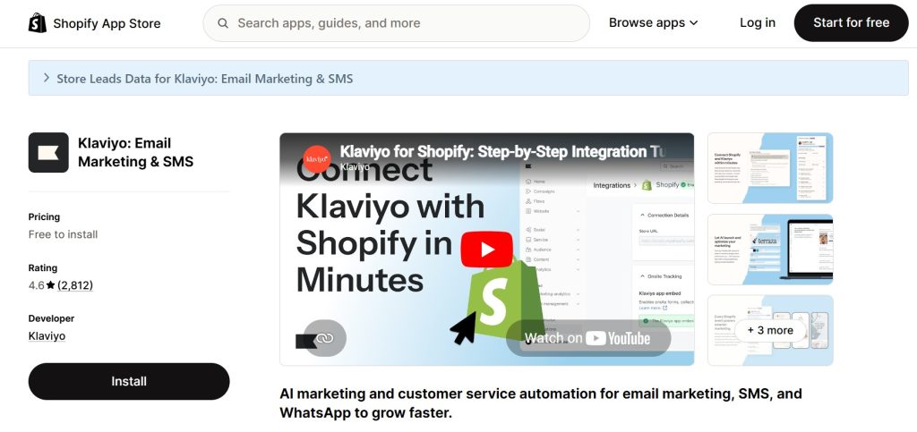 Best Shopify Apps for Makeup Stores - klavio on shopify app store