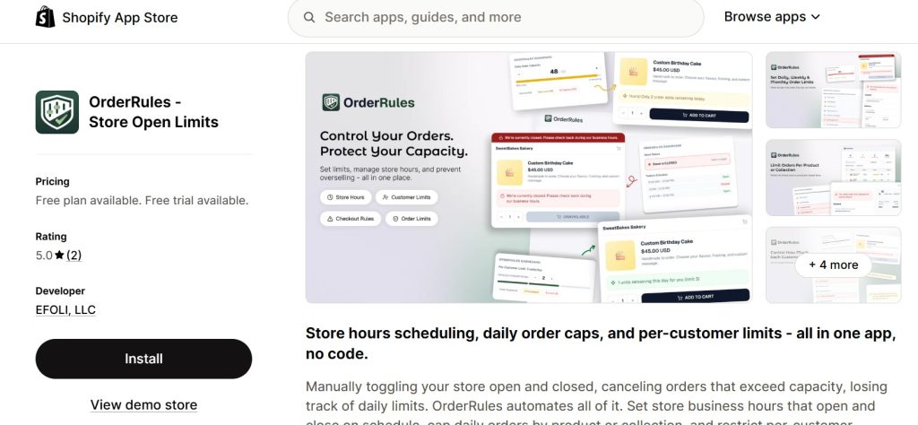 Best Shopify Apps for Makeup Stores - orderrules on shopify app store