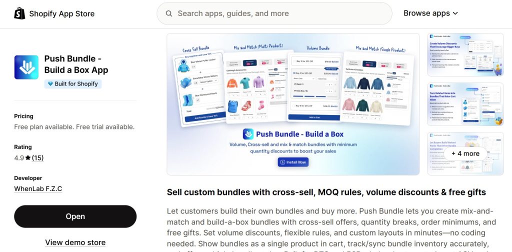 Best Shopify Apps for Makeup Stores - pushbundle on shopify app store